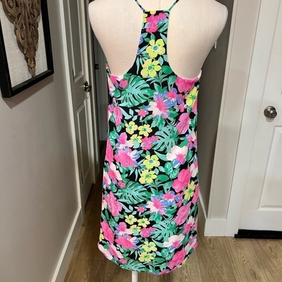 Nymphé Los Angeles Bright Colored Summer Racerback Mini Dress - Picture 4 of 9